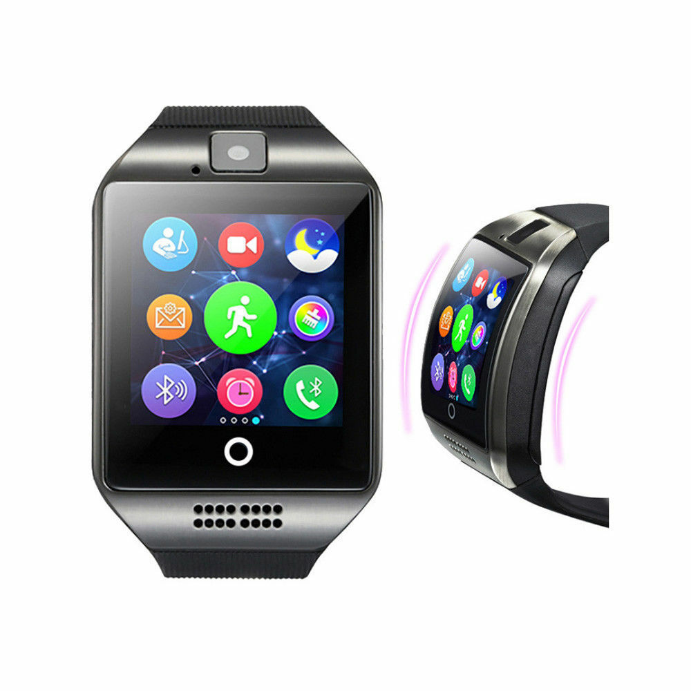 بلوتوث شاشة تعمل باللمس Q18 سا - مراجعة Smartwatch X وسعره