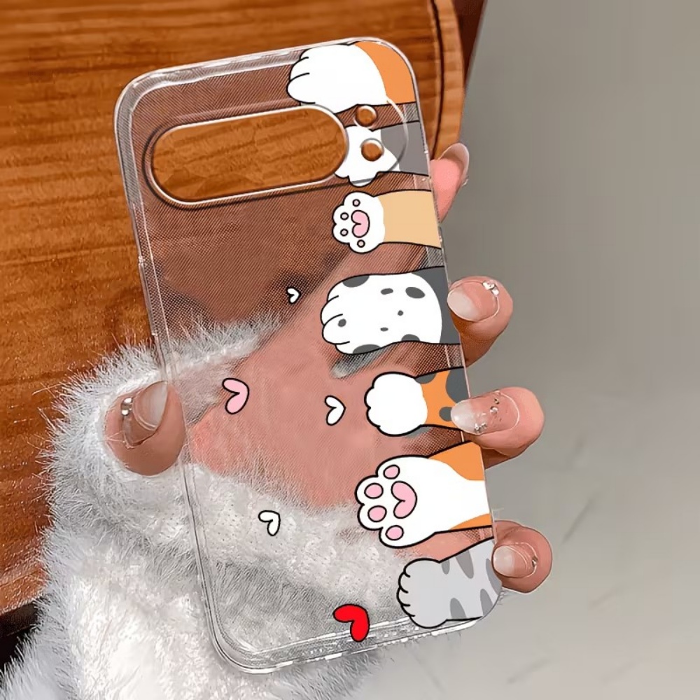 غطاء هاتف سيليكون شفاف بتصميم  - مراجعة Google Pixel 9 وسعره