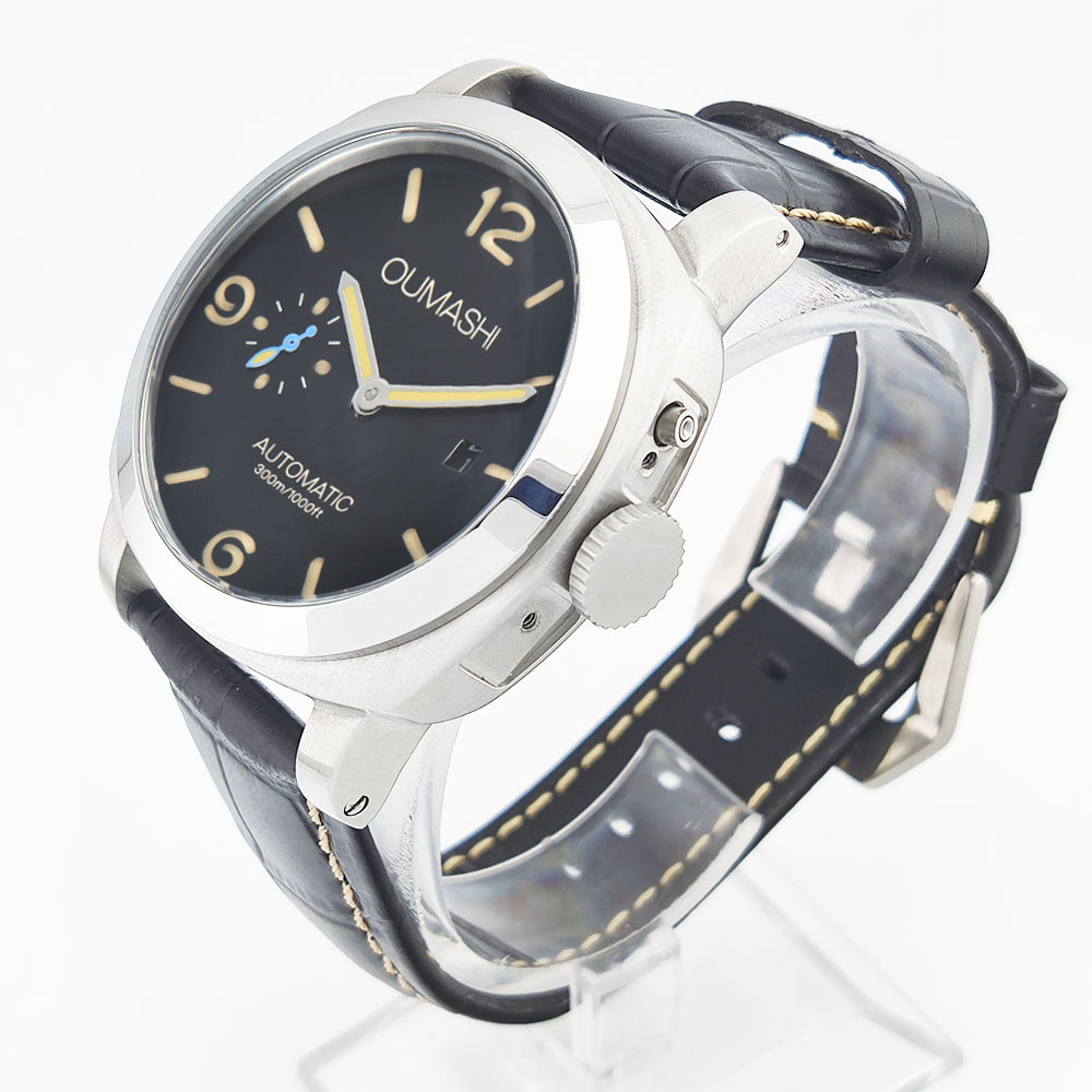 ساعة رجالية 44 ملم بحركة سيجل  - مراجعة Accessories With Watch وسعره
