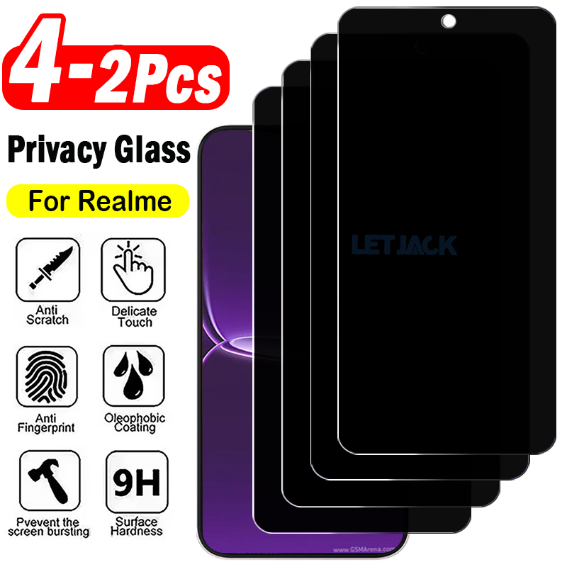 2-4 قطع من أفلام الحماية المضا - مراجعة Realme Note 50 وسعره