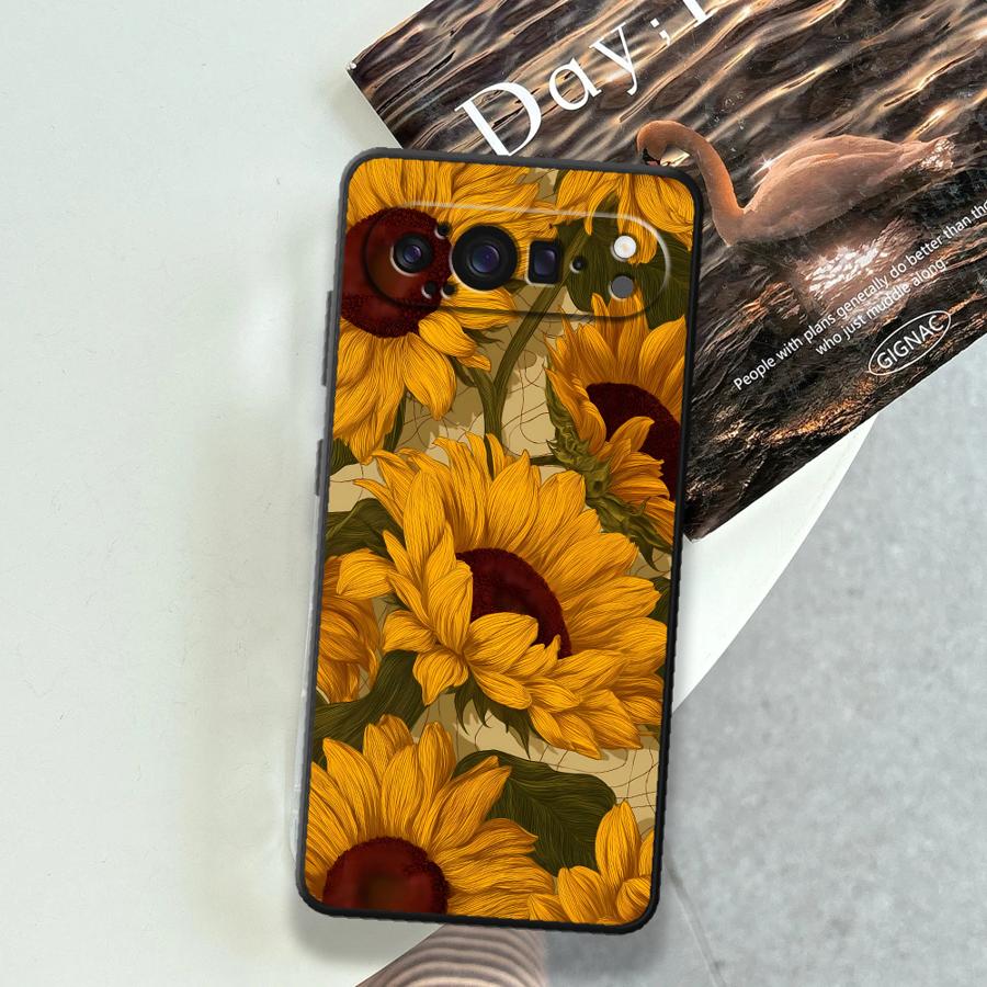 غطاء هاتف Sunflower Sea Funda  - مراجعة Google Pixel 9 وسعره