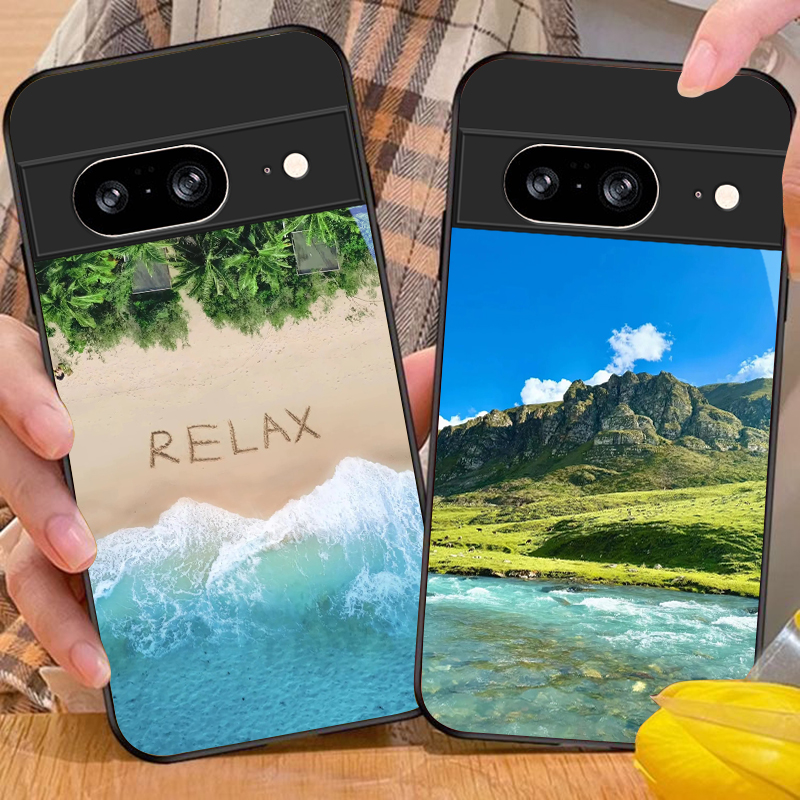 غطاء هاتف زجاجي أسود بتصميم مش - مراجعة Google Pixel 9 وسعره