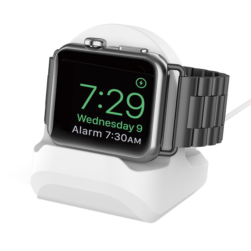 سيليكون شاحن حامل ل أبل ساعة S - مراجعة Watch Charging Dock وسعره