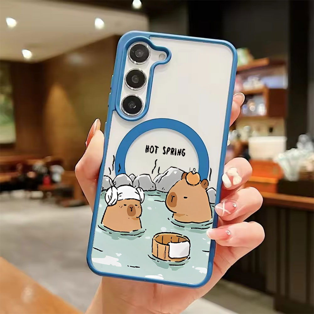 غطاء هاتف مغناطيسي شفاف ملون ل - مراجعة Samsung Galaxy S24 وسعره