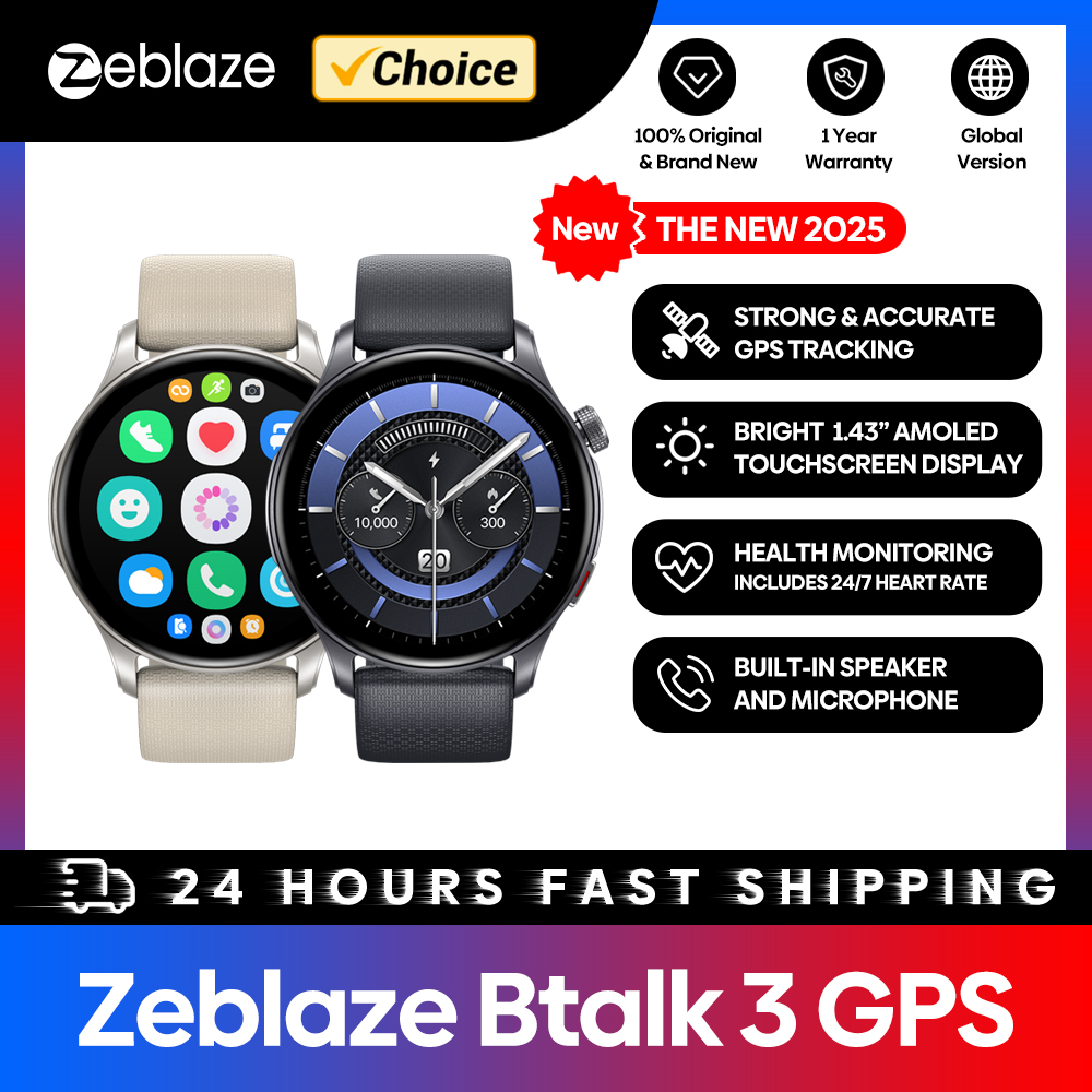 جديد Zeblaze Btalk 3 GPS Smart - مراجعة Smartwatch X وسعره