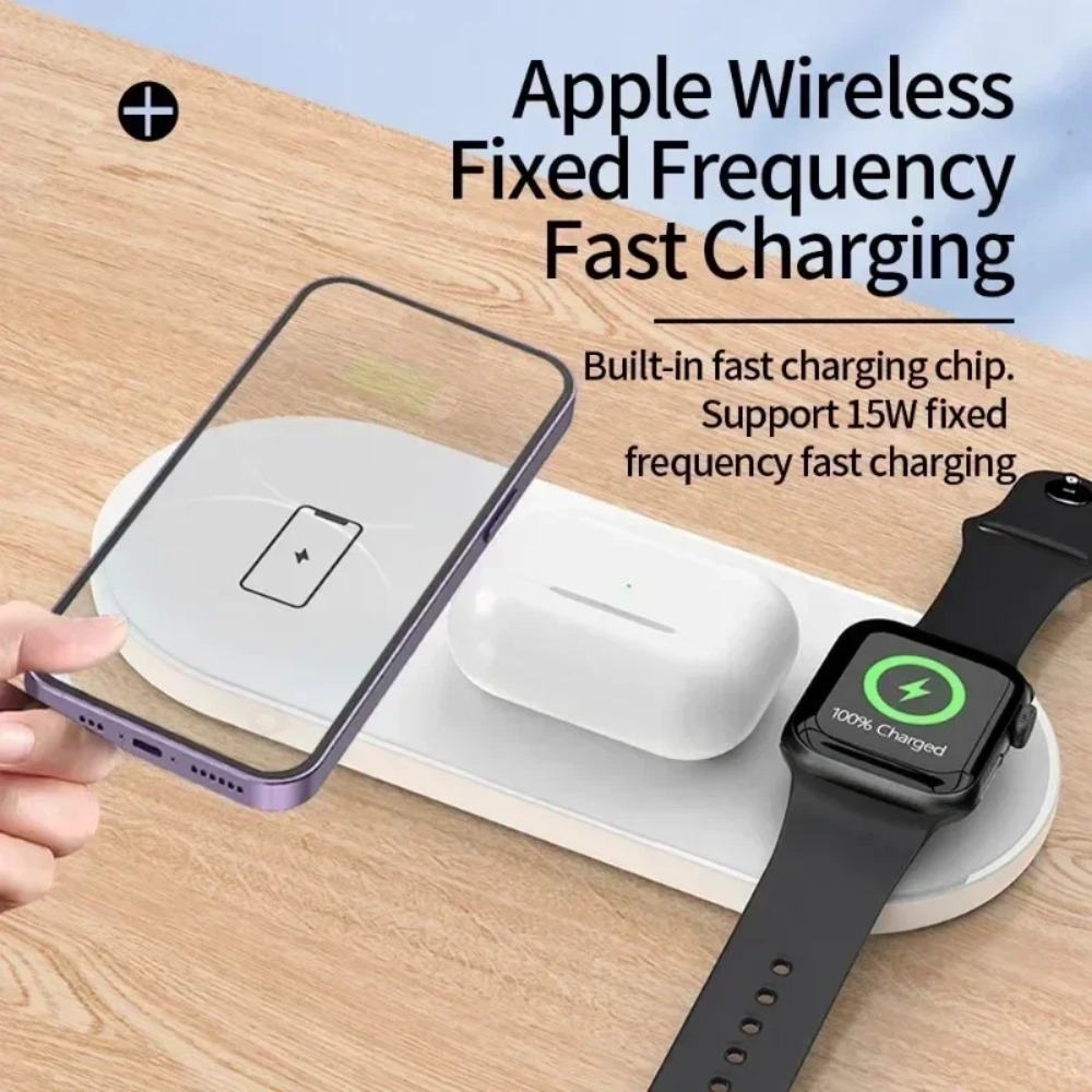 محطة شحن لاسلكية 3 في 1 سريعة  - مراجعة Watch Charging Dock وسعره