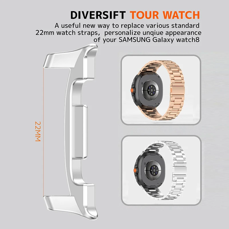22 مللي متر حزام الساعات موصل  - مراجعة Smart Watch Accessories وسعره