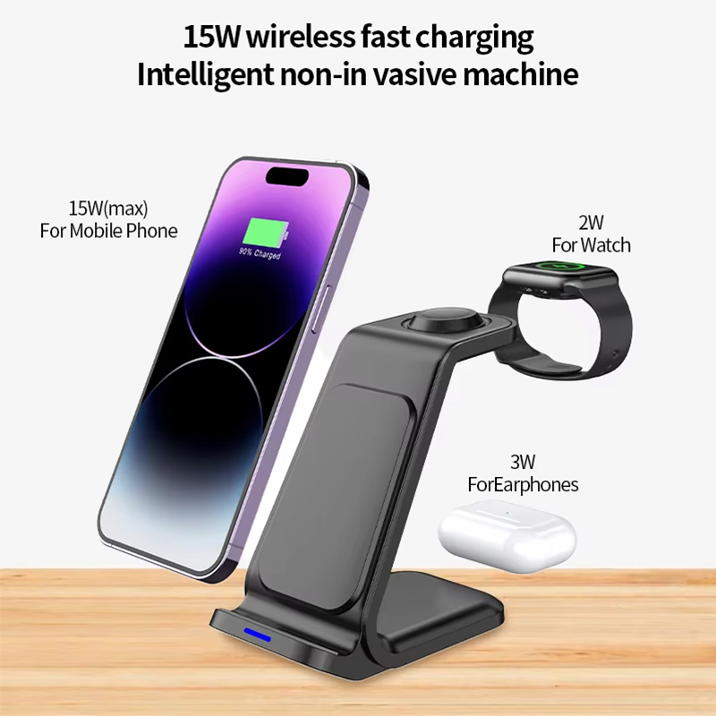شاحن لاسلكي 3 في 1 بقوة 15 واط - مراجعة Watch Charging Dock وسعره